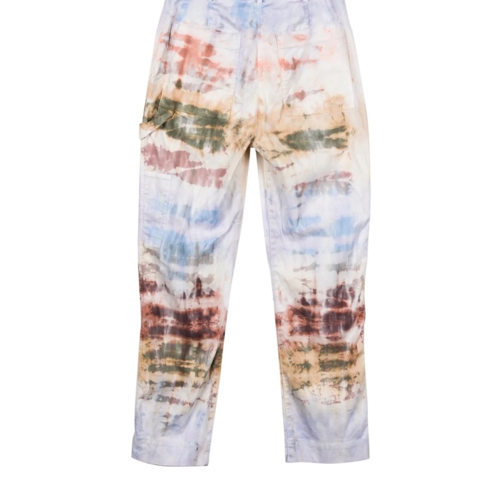 Raquel Allegra High Rise Tie Dye Wasteland Work Pants